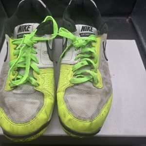 Nike Air Cage Sneakers with Neon‎ Green Accents